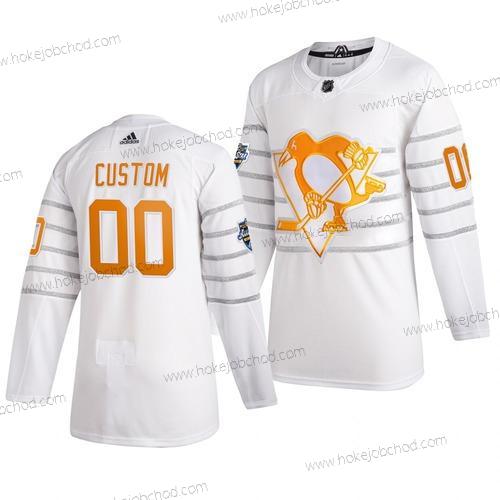 Adidas Muž 2020 NHL All-Star Game Přizpůsobené Pittsburgh Penguins Autentické Bílý Dres