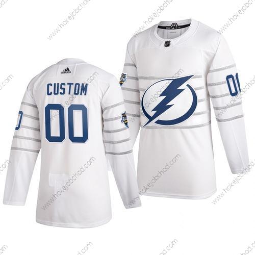 Adidas Muž 2020 NHL All-Star Game Přizpůsobené Tampa Bay Lightning Autentické Bílý Dres