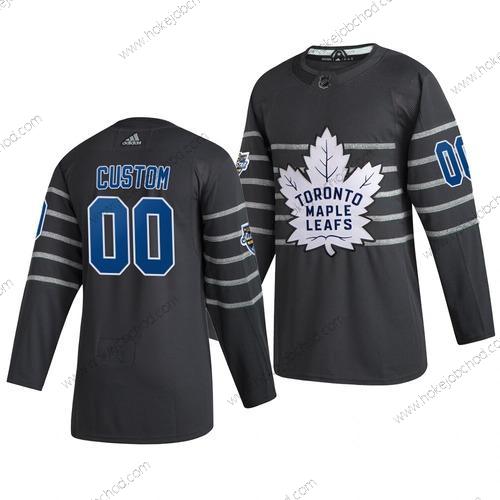 Adidas Muž 2020 NHL All-Star Game Přizpůsobené Toronto Maple Leafs Autentické Šedá Dres