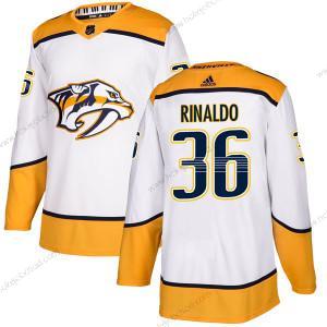 Adidas Muž #36 Zac Rinaldo Nashville Predators Autentické Venkovní Bílý Dres