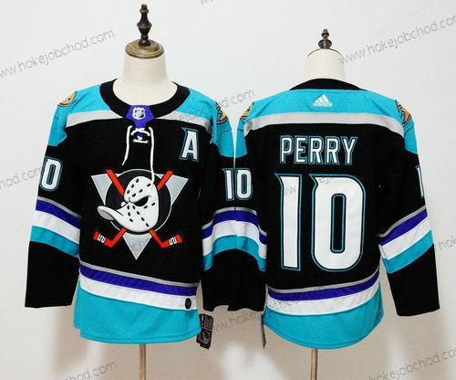 Adidas Muž Anaheim Ducks #10 Corey Perry Černá Náhradní Autentické Hráč Dres