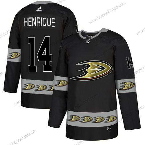 Adidas Muž Anaheim Ducks #14 Adam Henrique Černá Tým Logos Dres