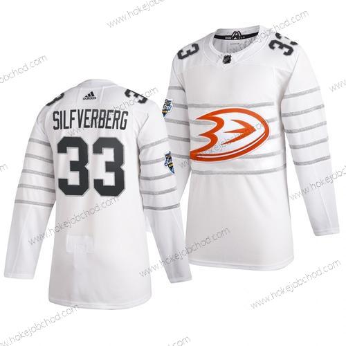 Adidas Muž Anaheim Ducks #33 Jakob Silfverberg Bílý 2020 NHL All-Star Game Dres