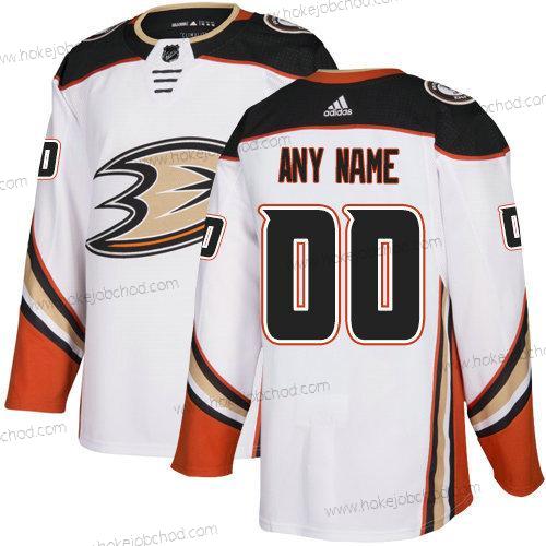 Adidas Muž Anaheim Ducks Přizpůsobené Bílý Autentické Přizpůsobené Dres