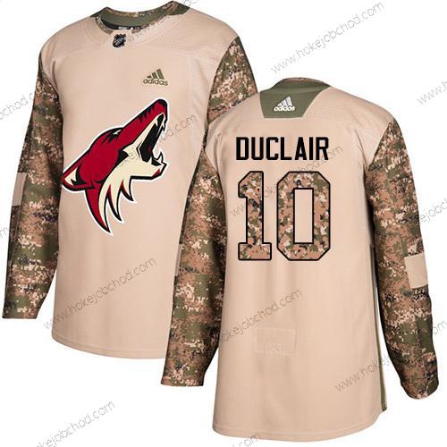 Adidas Muž Arizona Coyotes #10 Anthony Duclair Camo Autentické 2017 Veterans Day Sešitý NHL Dres