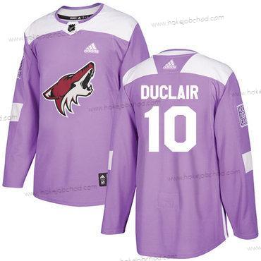 Adidas Muž Arizona Coyotes #10 Anthony Duclair Nachový Autentické Bojuje proti rakovině Sešitý NHL Dres