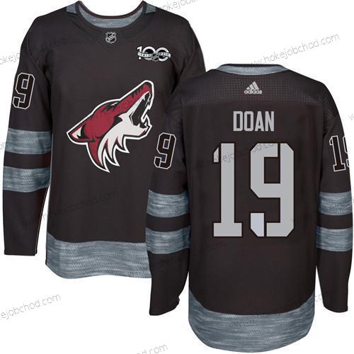 Adidas Muž Arizona Coyotes #19 Shane Doan Černá 1917-2017 100th Výročí Sešitý NHL Dres