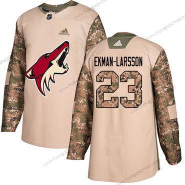 Adidas Muž Arizona Coyotes #23 Oliver Ekman-Larsson Camo Autentické 2017 Veterans Day Sešitý NHL Dres