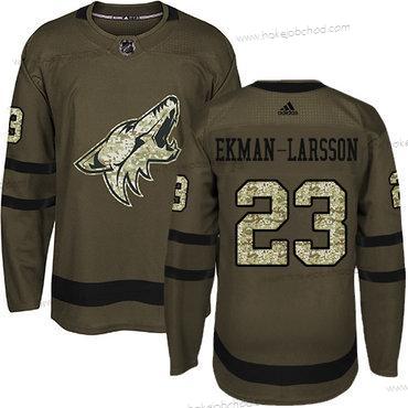 Adidas Muž Arizona Coyotes #23 Oliver Ekman-Larsson Zelená Salute to Service Sešitý NHL Dres