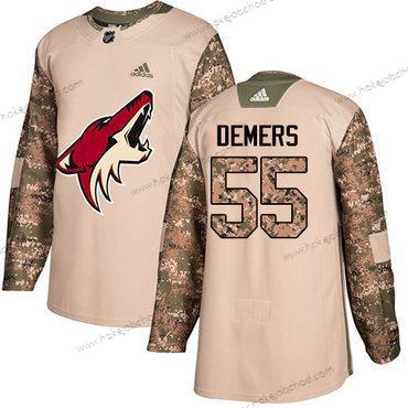 Adidas Muž Arizona Coyotes #55 Jason Demers Camo Autentické 2017 Veterans Day Sešitý NHL Dres