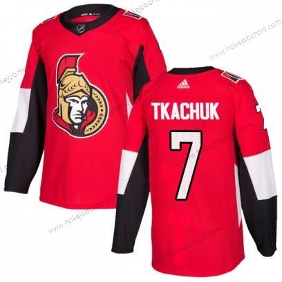 Adidas Muž Autentické Ottawa Senators #7 Brady Tkachuk Domácí Červené Dres