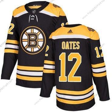 Adidas Muž Boston Bruins #12 Adam Oates Černá Domácí Autentické Sešitý NHL Dres