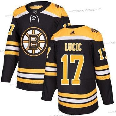 Adidas Muž Boston Bruins #17 Milan Lucic Černá Domácí Autentické Sešitý NHL Dres