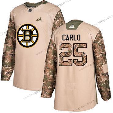 Adidas Muž Boston Bruins #25 Brandon Carlo Camo Autentické 2017 Veterans Day Sešitý NHL Dres