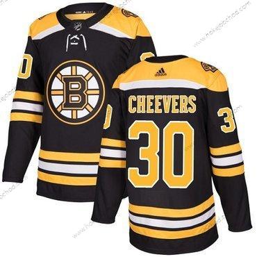 Adidas Muž Boston Bruins #30 Gerry Cheevers Černá Domácí Autentické Sešitý NHL Dres