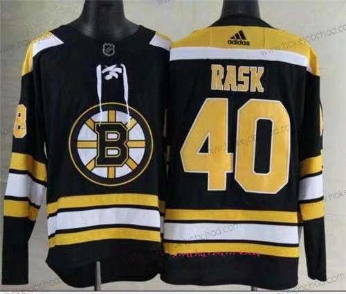 Adidas Muž Boston Bruins #40 Tuukka Rask Černá 2017-2018 Hokejový Sešitý NHL Dres