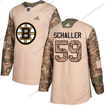 Adidas Muž Boston Bruins #59 Tim Schaller Camo Autentické 2017 Veterans Day Sešitý NHL Dres