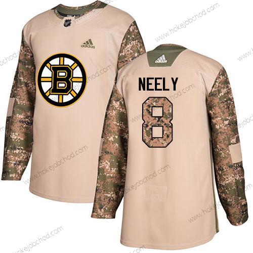 Adidas Muž Boston Bruins #8 Cam Neely Camo Autentické 2017 Veterans Day Sešitý NHL Dres