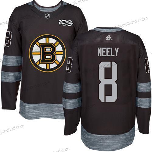 Adidas Muž Boston Bruins #8 Cam Neely Černá 1917-2017 100th Výročí Sešitý NHL Dres