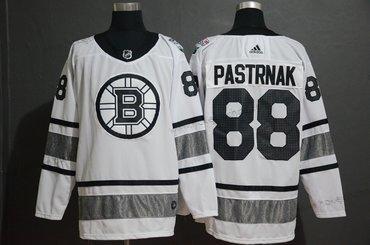 Adidas Muž Boston Bruins 88 David Pastrnak Bílý 2019 NHL All-Star Game Dres