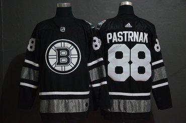 Adidas Muž Boston Bruins 88 David Pastrnak Černá 2019 NHL All-Star Game Dres