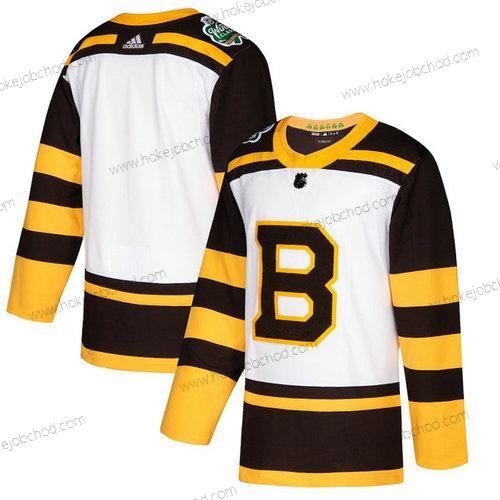 Adidas Muž Boston Bruins Prázdný 2019 Zimní Klasický Autentické Bílý Dres