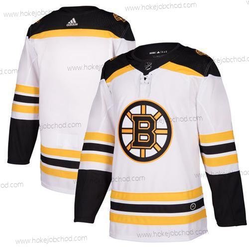 Adidas Muž Boston Bruins Prázdný Bílý Road Autentické Sešitý NHL Dres