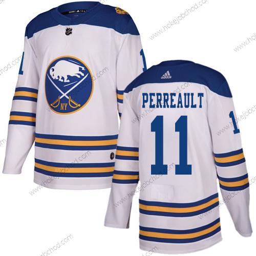 Adidas Muž Buffalo Sabres #11 Gilbert Perreault Bílý Autentické 2018 Zimní Klasický Sešitý NHL Dres