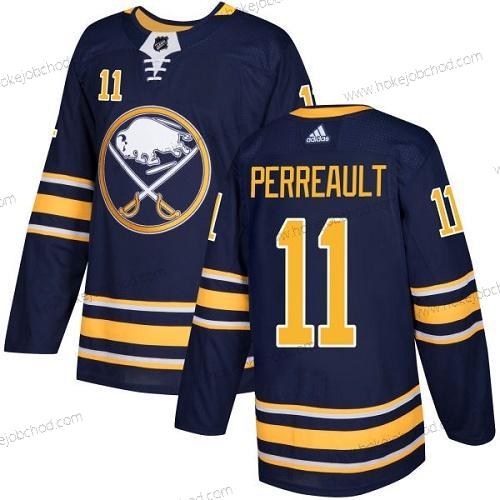 Adidas Muž Buffalo Sabres #11 Gilbert Perreault Námořnictvo Modrý Domácí Autentické Sešitý NHL Dres