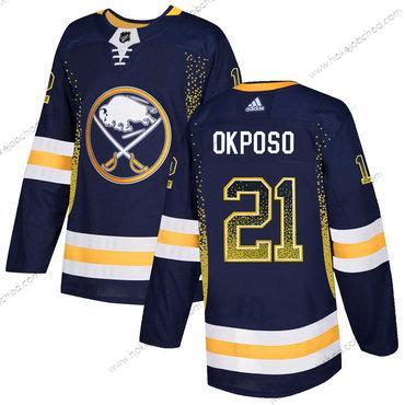 Adidas Muž Buffalo Sabres #21 Kyle Okposo Námořnictvo Dres