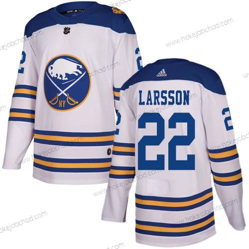 Adidas Muž Buffalo Sabres #22 Johan Larsson Bílý Autentické 2018 Zimní Klasický Sešitý NHL Dres