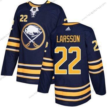 Adidas Muž Buffalo Sabres #22 Johan Larsson Námořnictvo Modrý Domácí Autentické Sešitý NHL Dres