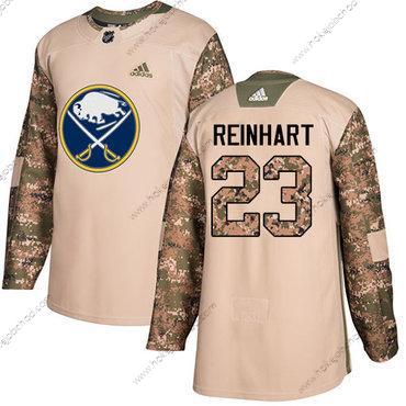 Adidas Muž Buffalo Sabres #23 Sam Reinhart Camo Autentické 2017 Veterans Day Sešitý NHL Dres