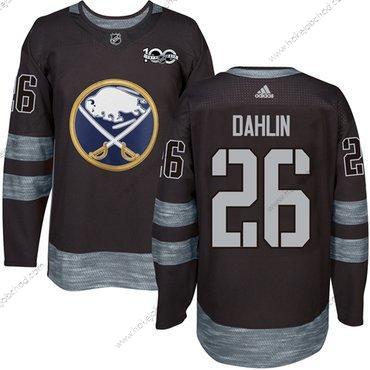 Adidas Muž Buffalo Sabres #26 Rasmus Dahlin Černá 1917-2017 100th Výročí Sešitý NHL Dres