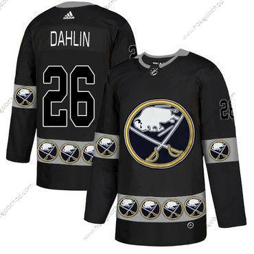 Adidas Muž Buffalo Sabres #26 Rasmus Dahlin Černá Tým Logos Dres