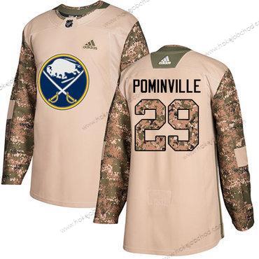 Adidas Muž Buffalo Sabres #29 Jason Pominville Camo Autentické 2017 Veterans Day Sešitý NHL Dres