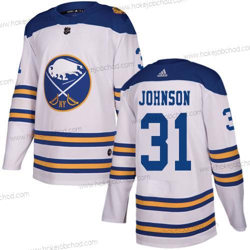 Adidas Muž Buffalo Sabres #31 Chad Johnson Bílý Autentické 2018 Zimní Klasický Sešitý NHL Dres