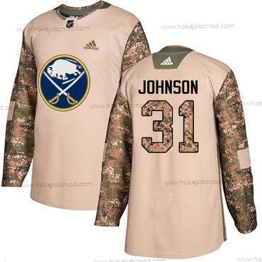 Adidas Muž Buffalo Sabres #31 Chad Johnson Camo Autentické 2017 Veterans Day Sešitý NHL Dres