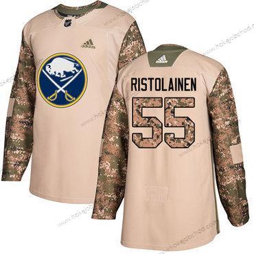 Adidas Muž Buffalo Sabres #55 Rasmus Ristolainen Camo Autentické 2017 Veterans Day Sešitý NHL Dres