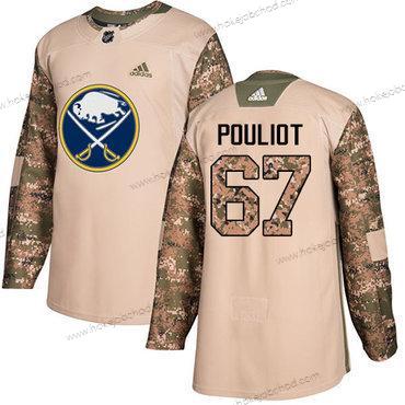 Adidas Muž Buffalo Sabres #67 Benoit Pouliot Camo Autentické 2017 Veterans Day Sešitý NHL Dres