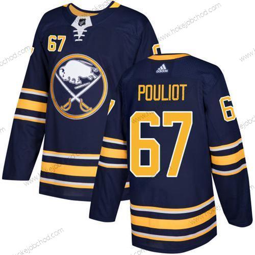 Adidas Muž Buffalo Sabres #67 Benoit Pouliot Námořnictvo Modrý Domácí Autentické Sešitý NHL Dres