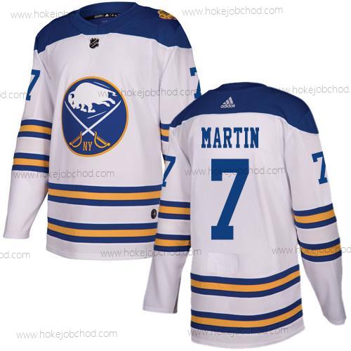 Adidas Muž Buffalo Sabres #7 Rick Martin Bílý Autentické 2018 Zimní Klasický Sešitý NHL Dres