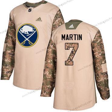 Adidas Muž Buffalo Sabres #7 Rick Martin Camo Autentické 2017 Veterans Day Sešitý NHL Dres