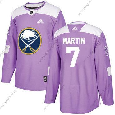 Adidas Muž Buffalo Sabres #7 Rick Martin Nachový Autentické Bojuje proti rakovině Sešitý NHL Dres