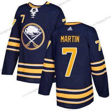 Adidas Muž Buffalo Sabres #7 Rick Martin Námořnictvo Modrý Domácí Autentické Sešitý NHL Dres