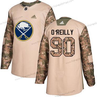 Adidas Muž Buffalo Sabres #90 Ryan O’Reilly Camo Autentické 2017 Veterans Day Sešitý NHL Dres