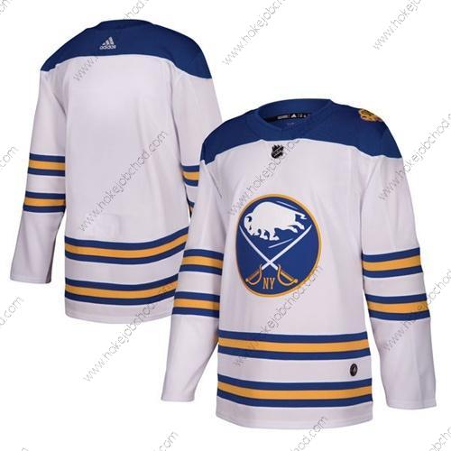 Adidas Muž Buffalo Sabres Prázdný Bílý Autentické 2018 Zimní Klasický Sešitý NHL Dres