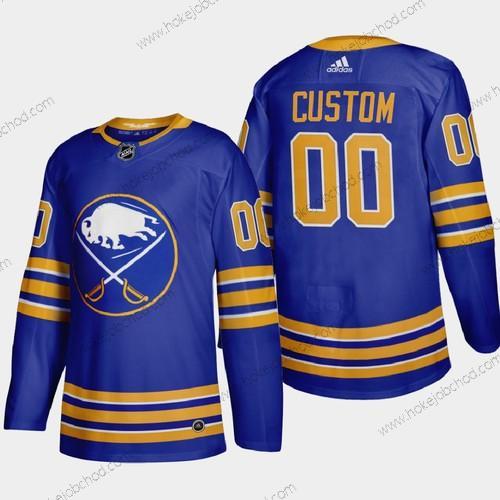 Adidas Muž Buffalo Sabres Přizpůsobené 2020-21 Domácí Royal Modrý Autentické Hráč Sešitý NHL Dres