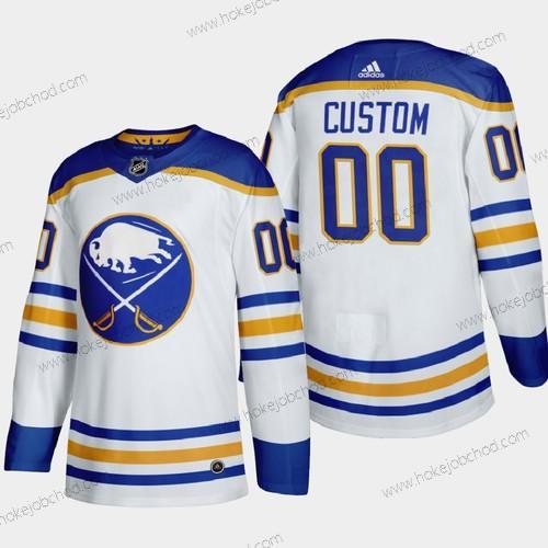 Adidas Muž Buffalo Sabres Přizpůsobené 2020-21 Venkovní Bílý Autentické Hráč Sešitý NHL Dres