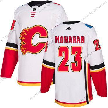 Adidas Muž Calgary Flames #23 Sean Monahan Bílý Venkovní Autentické NHL Dres